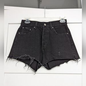 Aritzia Denim Forum Black/Grey Yoko Short